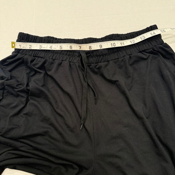 Showitty Black Jogger Pants Women's XL High Waist Drawstring Pockets TikTok - Picture 5 of 6